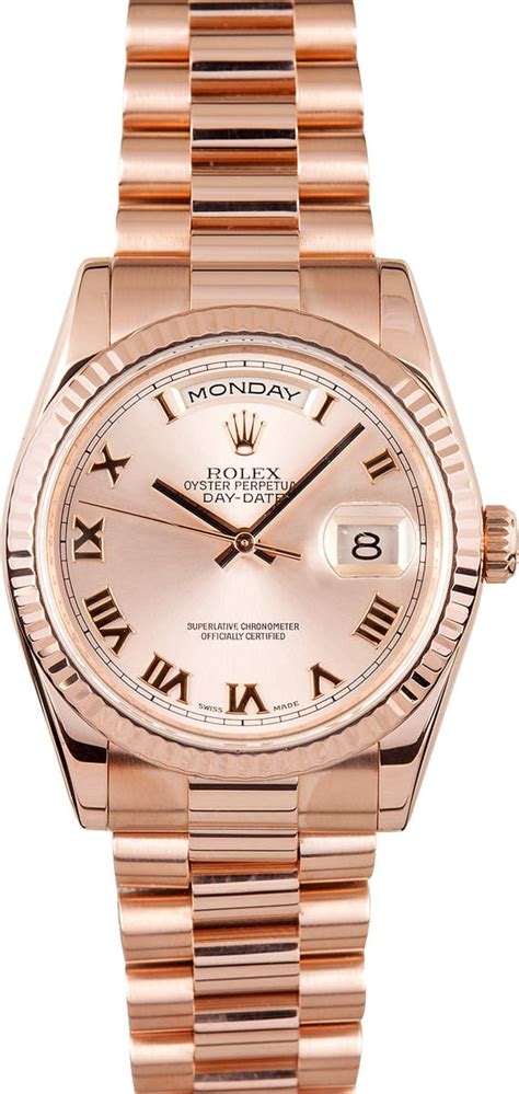 rolex bracelet rose gold|rose gold rolex used.